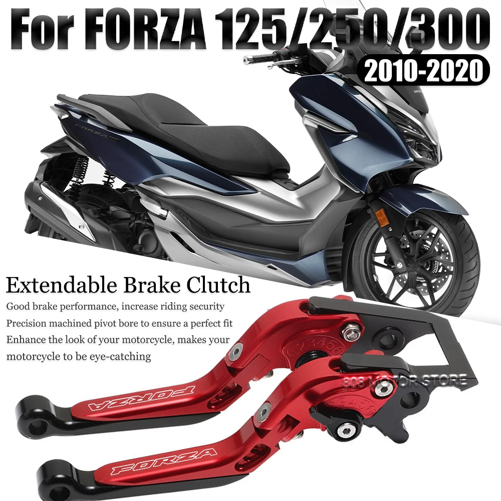 

For Honda forza 125 250 300 2010-2020 Motorcycle Accessories CNC Adjustable Folding Extendable Brake Clutch