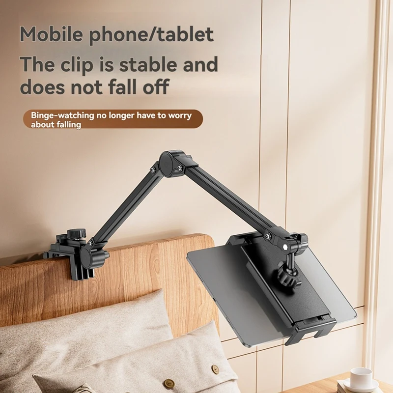 Luie mobiele telefoonhouder Universele mobiele telefoonhouder op bed voor 4,7-10,2 "voor tablet