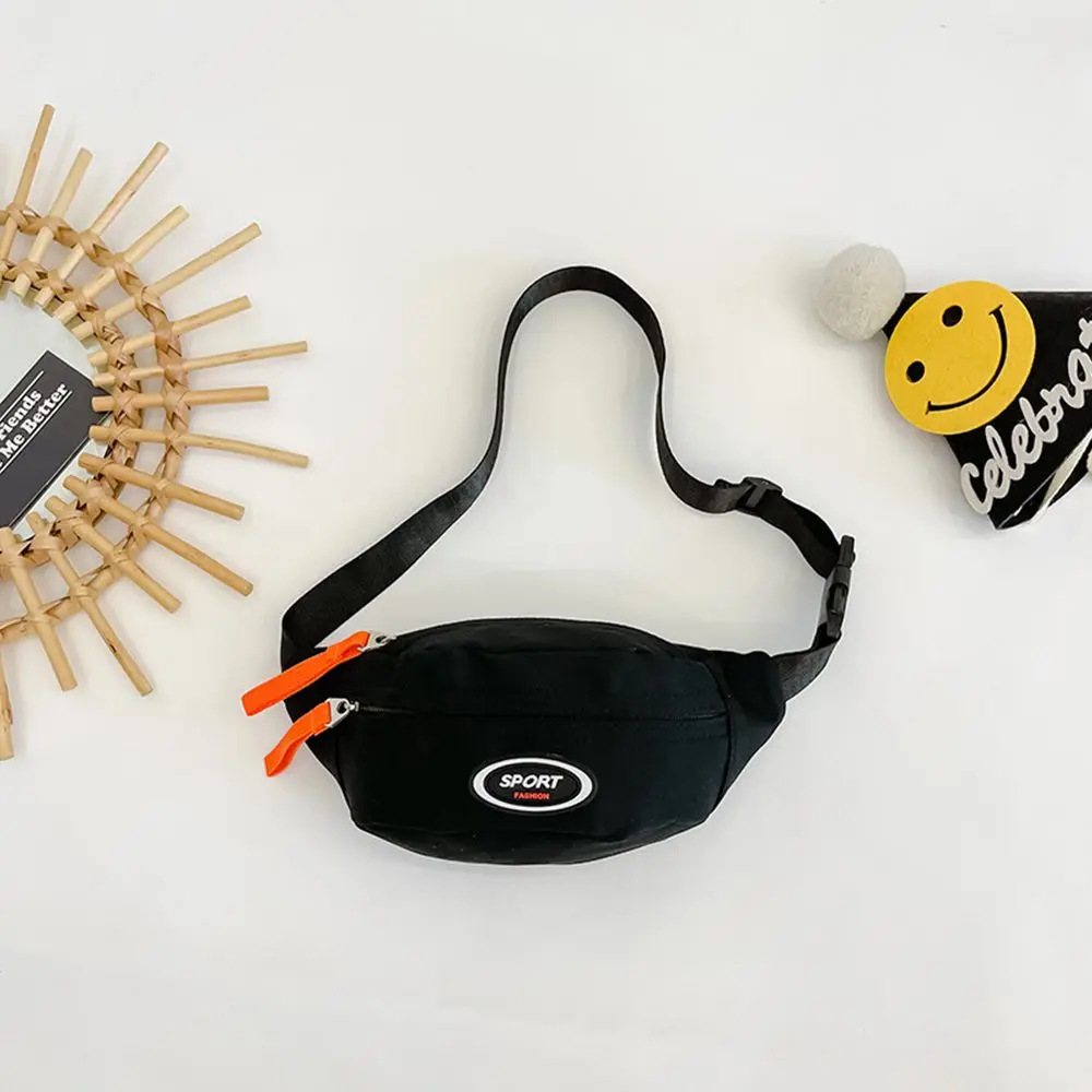 Fashion Sports Coin Purse Zipper Bag Diagonal Bag Children's Chest Bag Fanny Pack