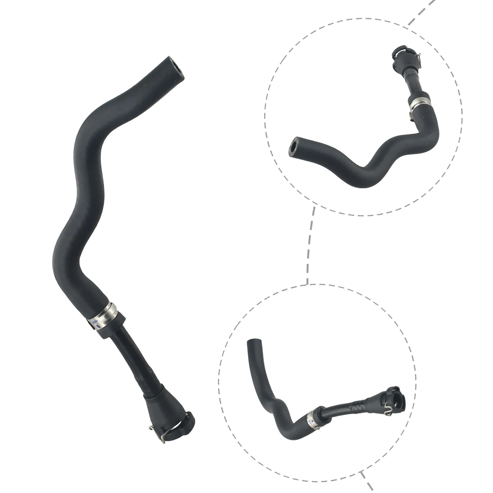 1pcs Engine Coolant Hose 2782031217 Timing Case Vent Pipe Hose 2782031217 For Mercedes SL550 GLS550 CL550 Direct Replacement