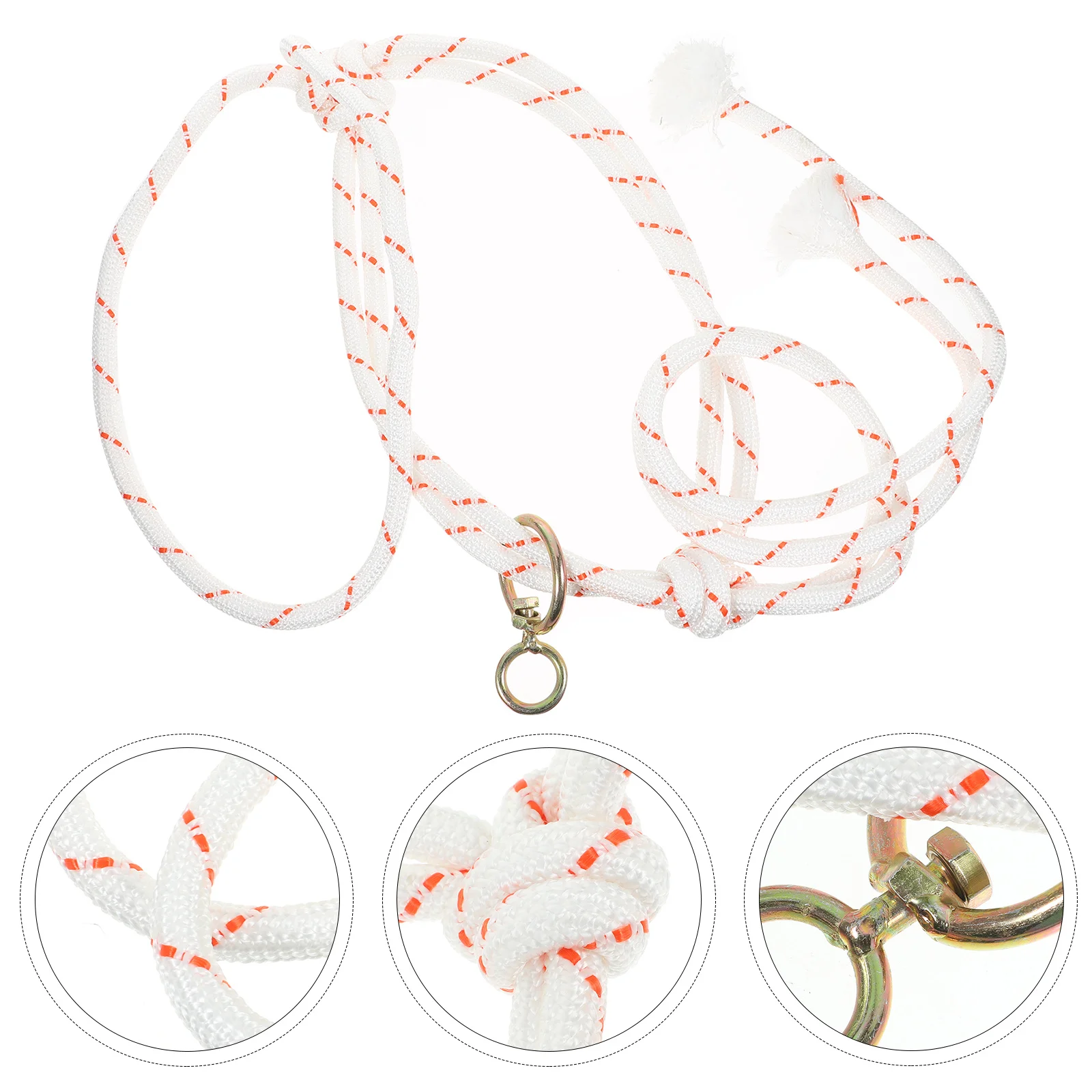 

Cow Halter Rope Braided Cattle Halter for Traction and Training Portable Lightweight Head Bridle for Cattle Safety Equipment