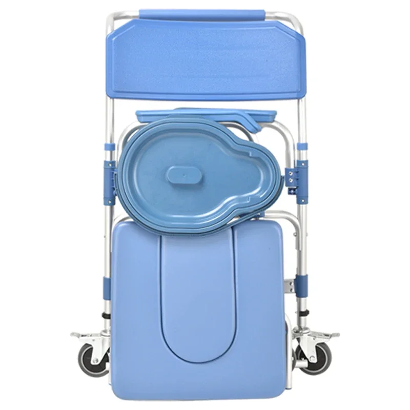 aluminium disable elderly folding toilet sale adjustable transfer portable floating old disabled shower wheel commode chair