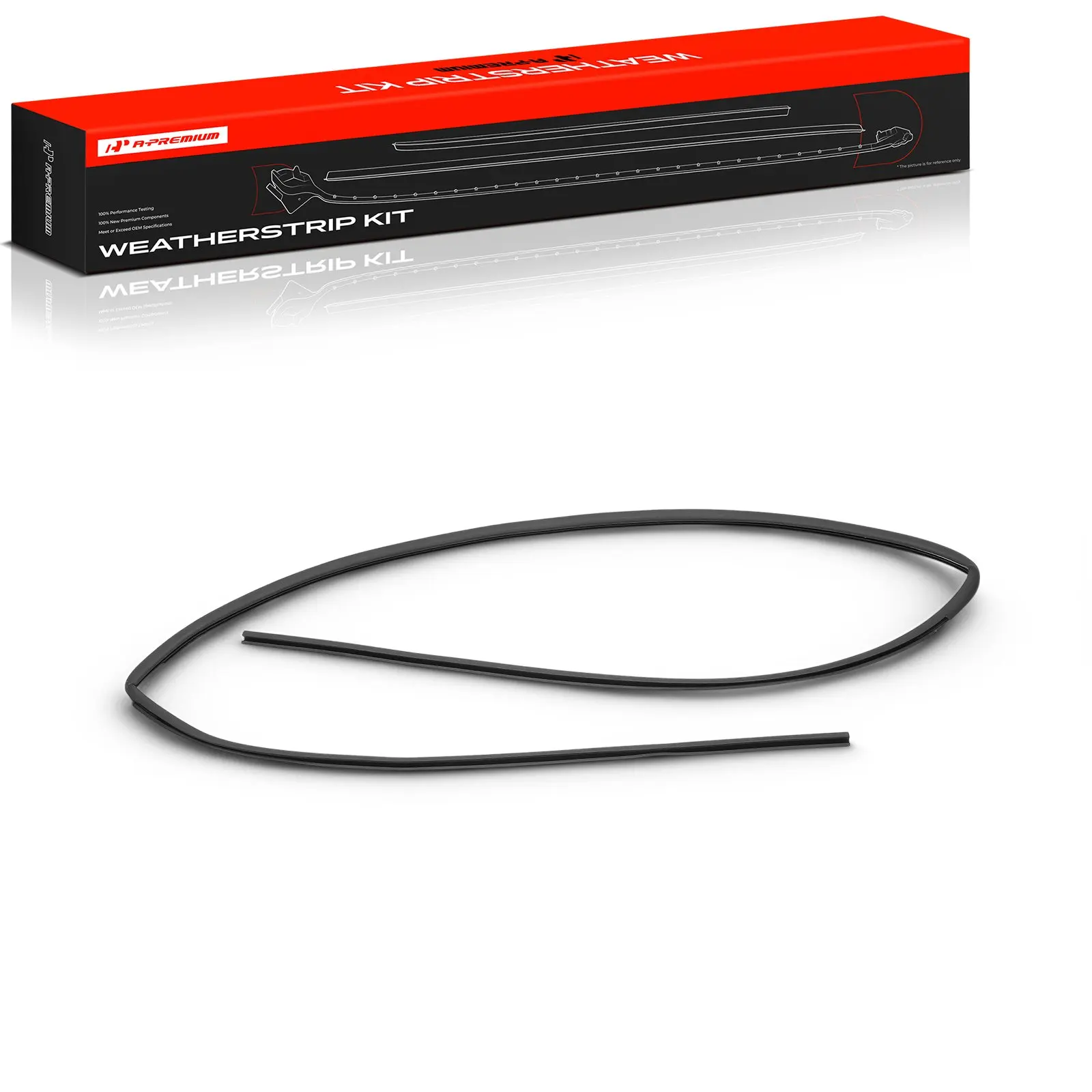 A-Premium Front Upper Window Windshield Weatherstrip Seal for BMW 323i 1999-2001 325i 330i 325xi 330xi 2001-2005 328i 1999-2000