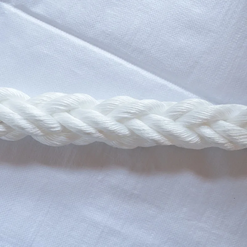 Wear Resistance 8/12-strands Durable PP Polypropylene Rope with Diameter 40/72 mm for Shipping Towing Mooring Yacht Boat Line