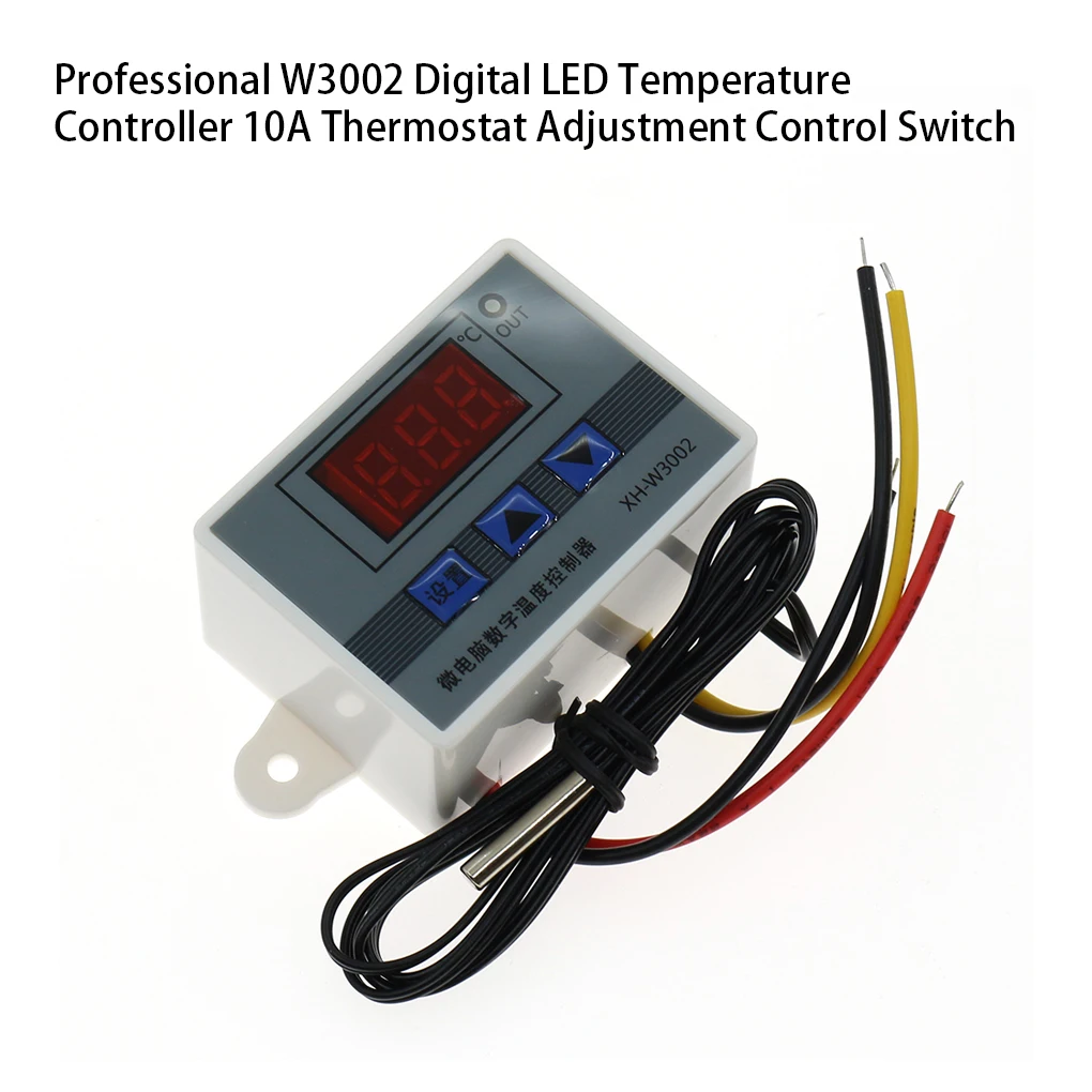 

24V W3002 digital temperature controller microcomputer thermostat regulator hot and cold temperature control switch