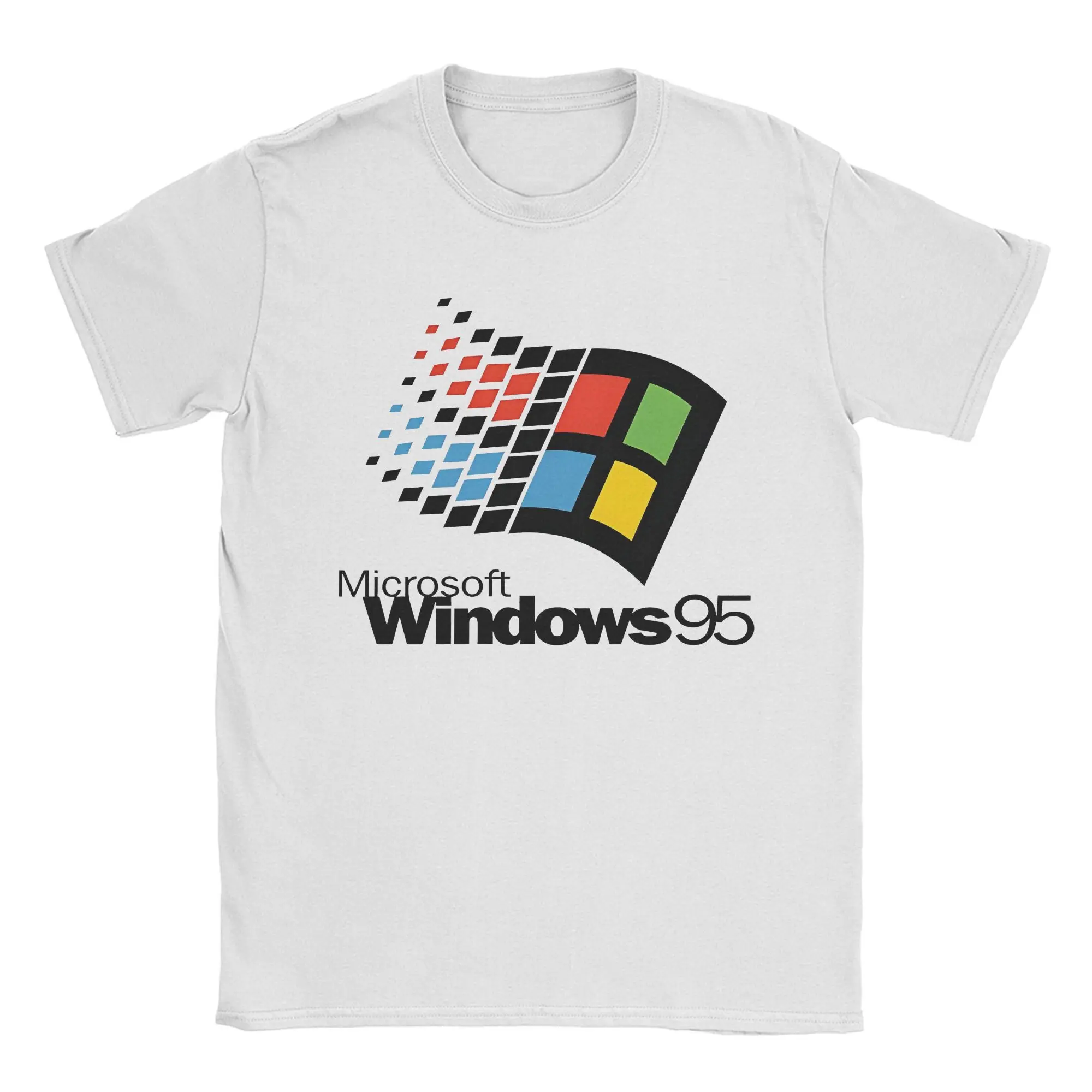 

Windows95 Аксессуары Футболки унисекс Футболка из 100% хлопка Топы с графическим принтом Футболка