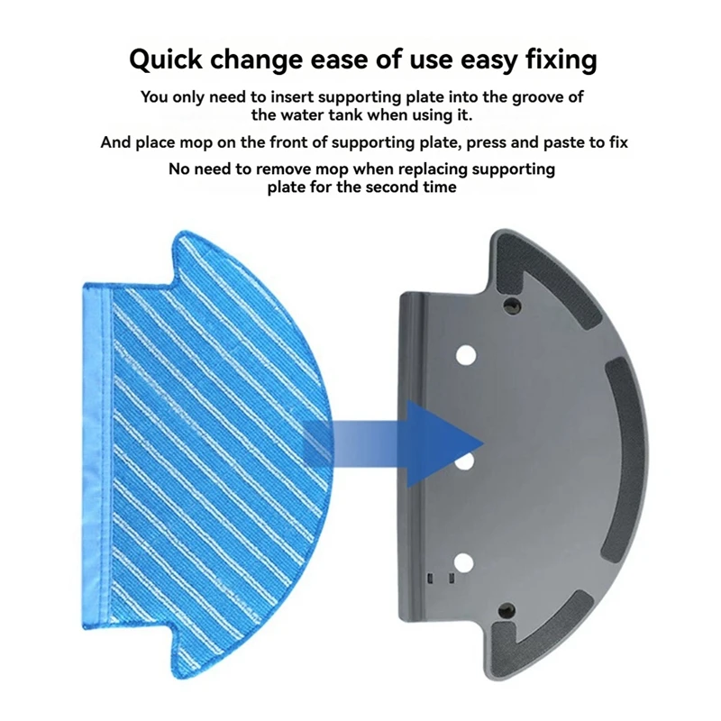 A44F-7 Buah Suku Cadang Pengganti untuk Vakum Robot Ecovacs DN55/33/36/56/520