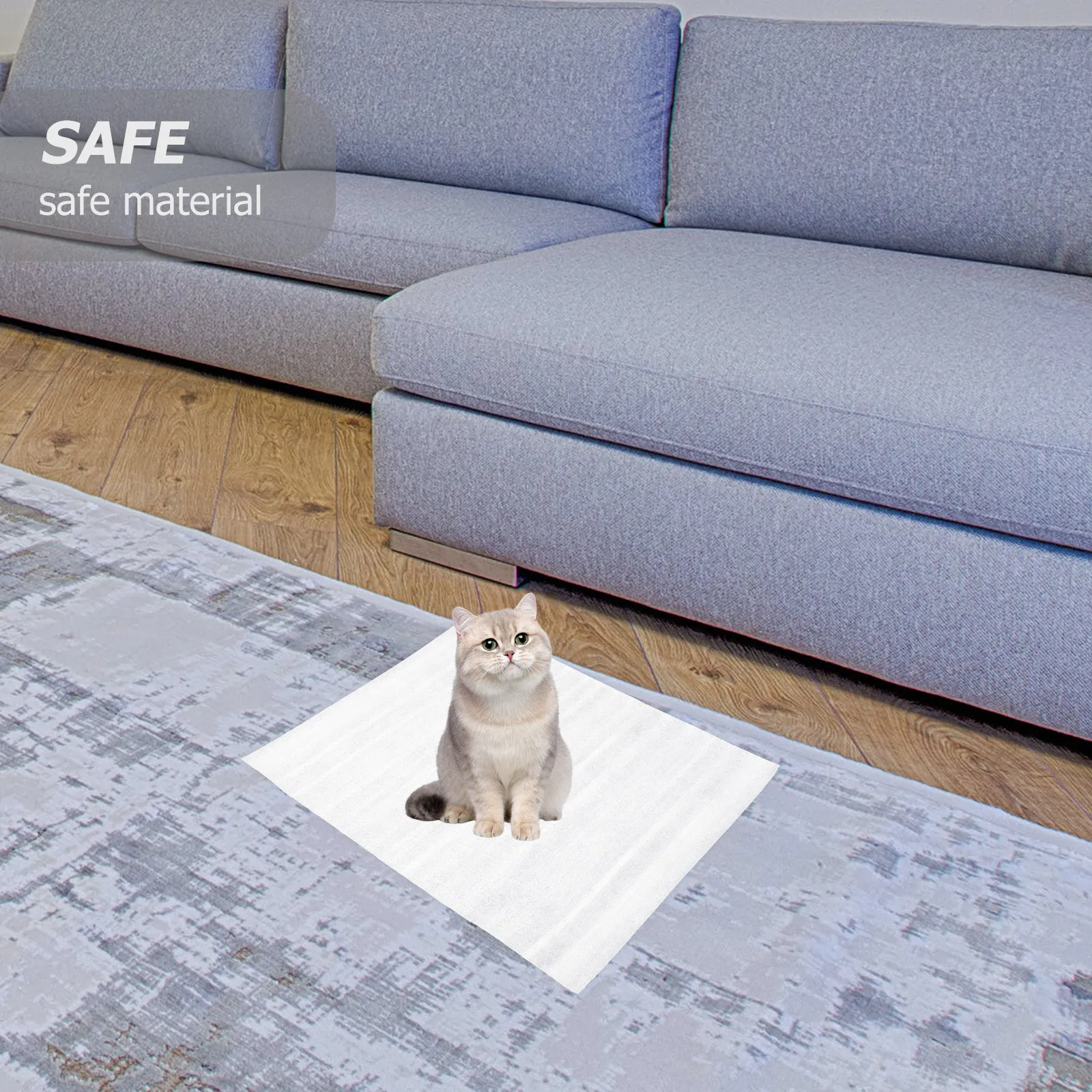 

50Pcs Disposable Pet Pee Pads Non-Woven Safe Material for Indoor Outdoor Pet Use Disposable Dog Pee Pad Dog Puppy Diaper