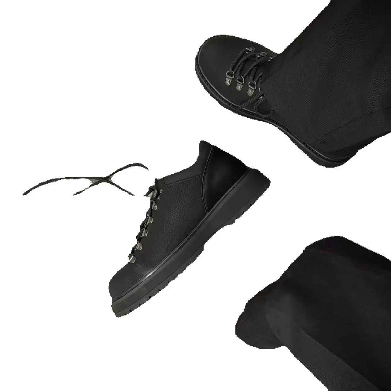 

2025 New shock-absorbing sneakers men and women's models high rebound platform hiking shoes non-slip lightweight running shoes