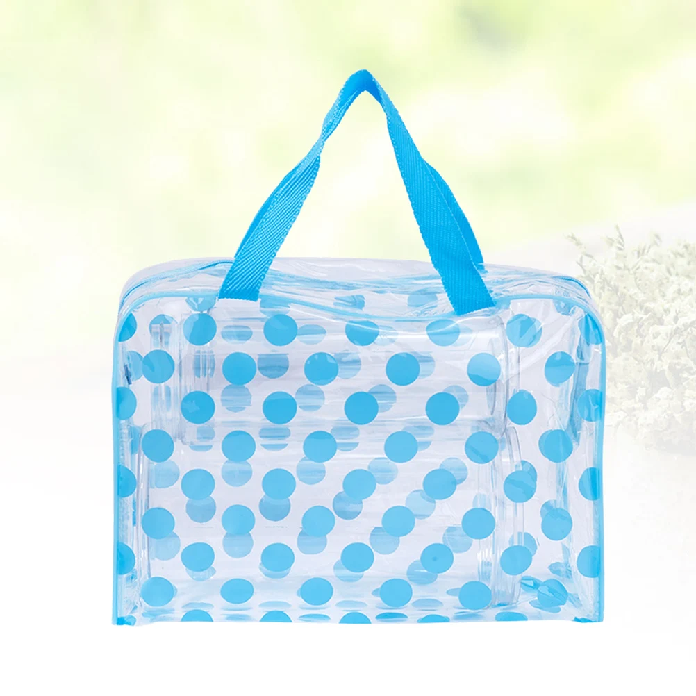 

Waterproof Bag Clear Travel Toiletry Bag PVC Lightweight Portable Makeup Bags Powder Storage Beauty Pouches