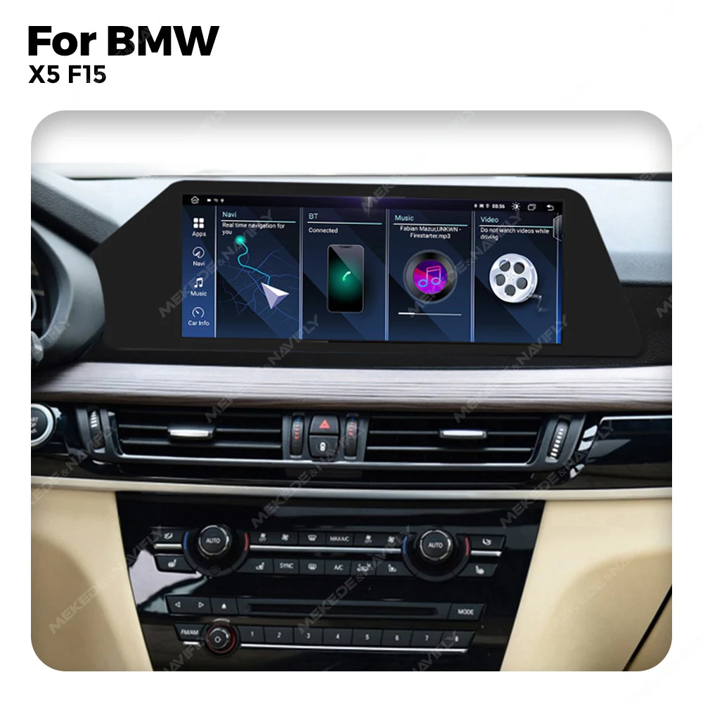 Android All in one Car Radio For BMW X5 F15 NBT EVO Multimedia Player Blade Screen Intelligent System Carplay Android GPS WIFI