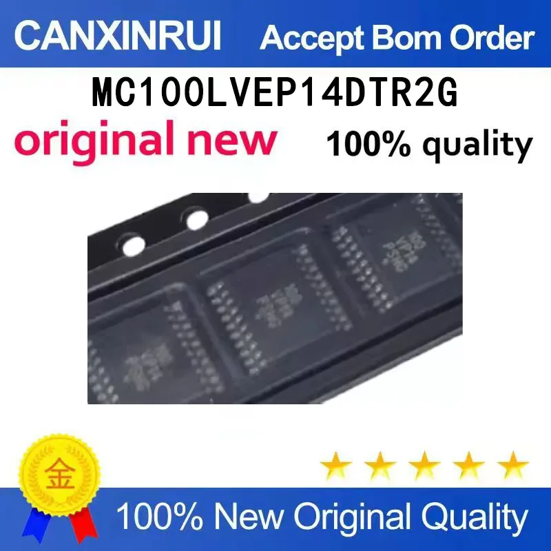 

（5-100 pieces）MC100LVEP14DTR2G clock buffer screen printed 100VP14 patch TSSOP20 original stock