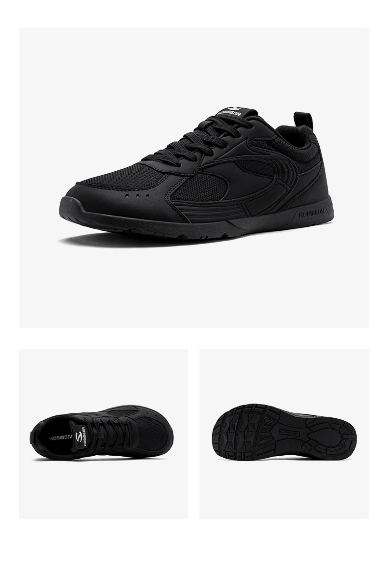 HOBIBEAR Herren-Sneaker mit breiter Zehenbox, leichte Schnür-Tennisschuhe, atmungsaktives Mesh, rutschfeste Freizeit-Wanderschuhe für Unisex – Detail 19