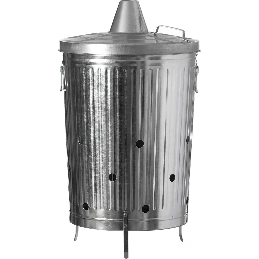 

Outdoor Metal Garden Incinerator for Yard, Patio, and Backyard Use