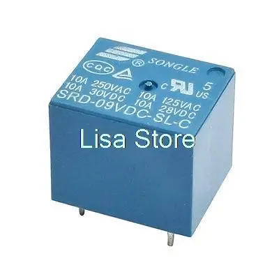 9VDC Coil 5Pin Spdt… - image