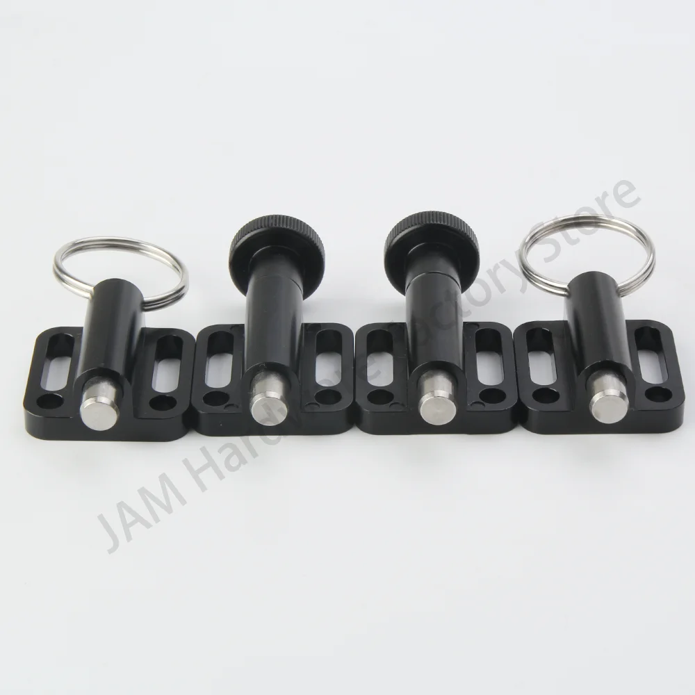 الدقة حلقة سحب الربيع تحميل الفهرسة دبوس MJ246 مقبض ألومنيوم الفولاذ المقاوم للصدأ الفهرسة المكبس مع تصاعد شفة