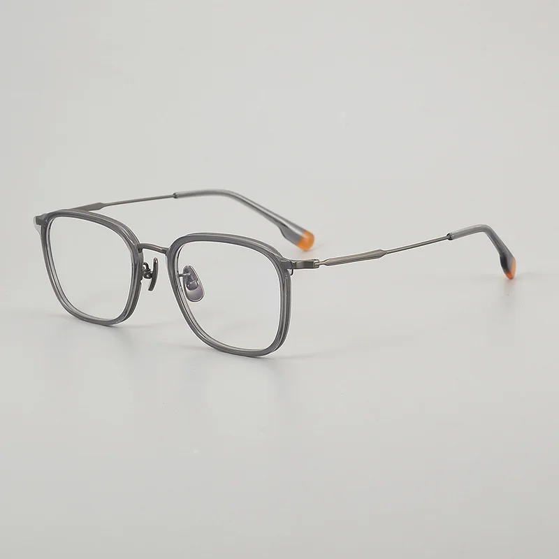 

Top Quality Handmade Acetate Titanium Optical Glasses Frames Men Women Luxury Brand Prescription Eyeglass Frame Computer Eyewear