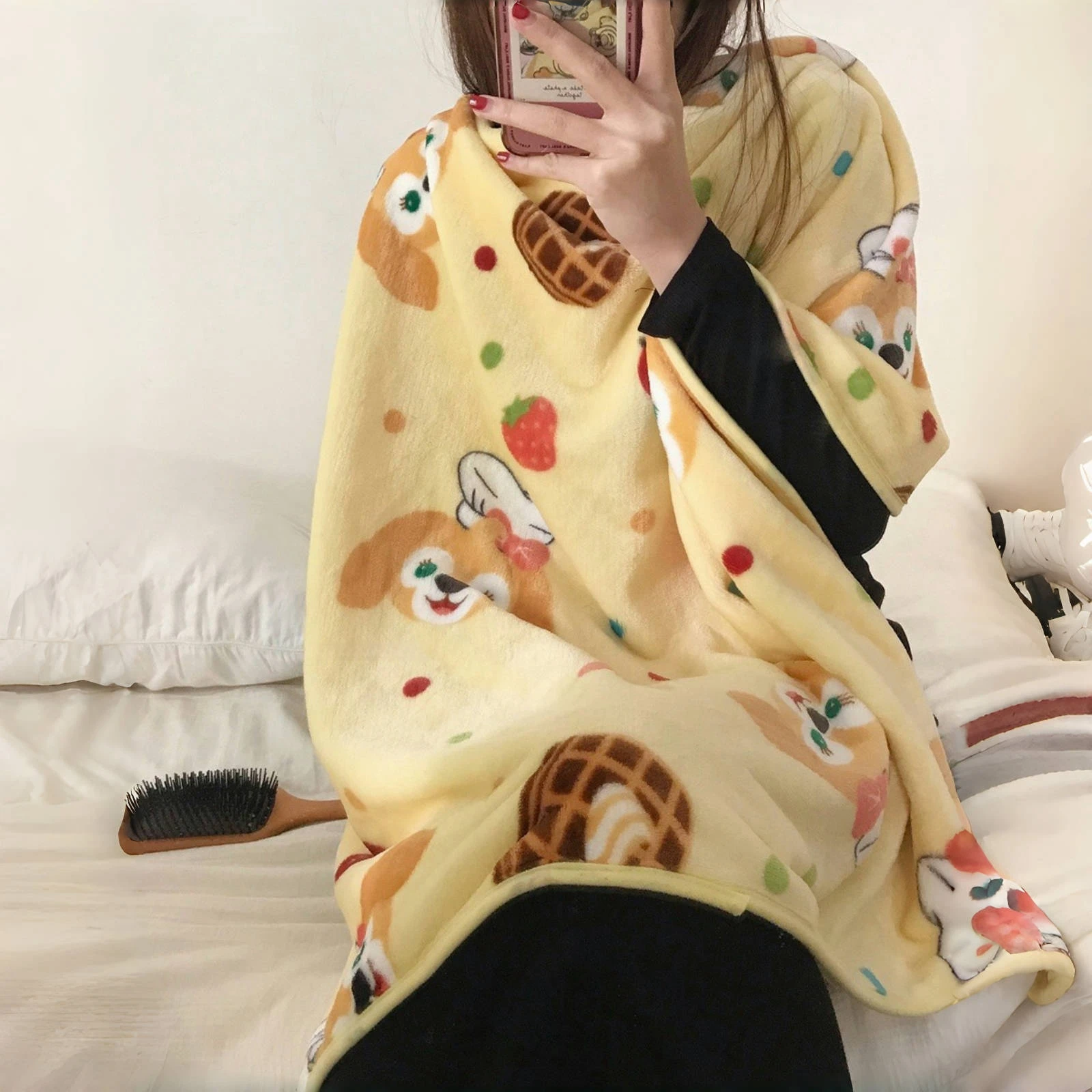 

Cookie Ann Blanket Comfortable Warm Travel Blanket Cartoon Anime Flannel Blanket Car Blanket Bedspread Pillowcase Girl