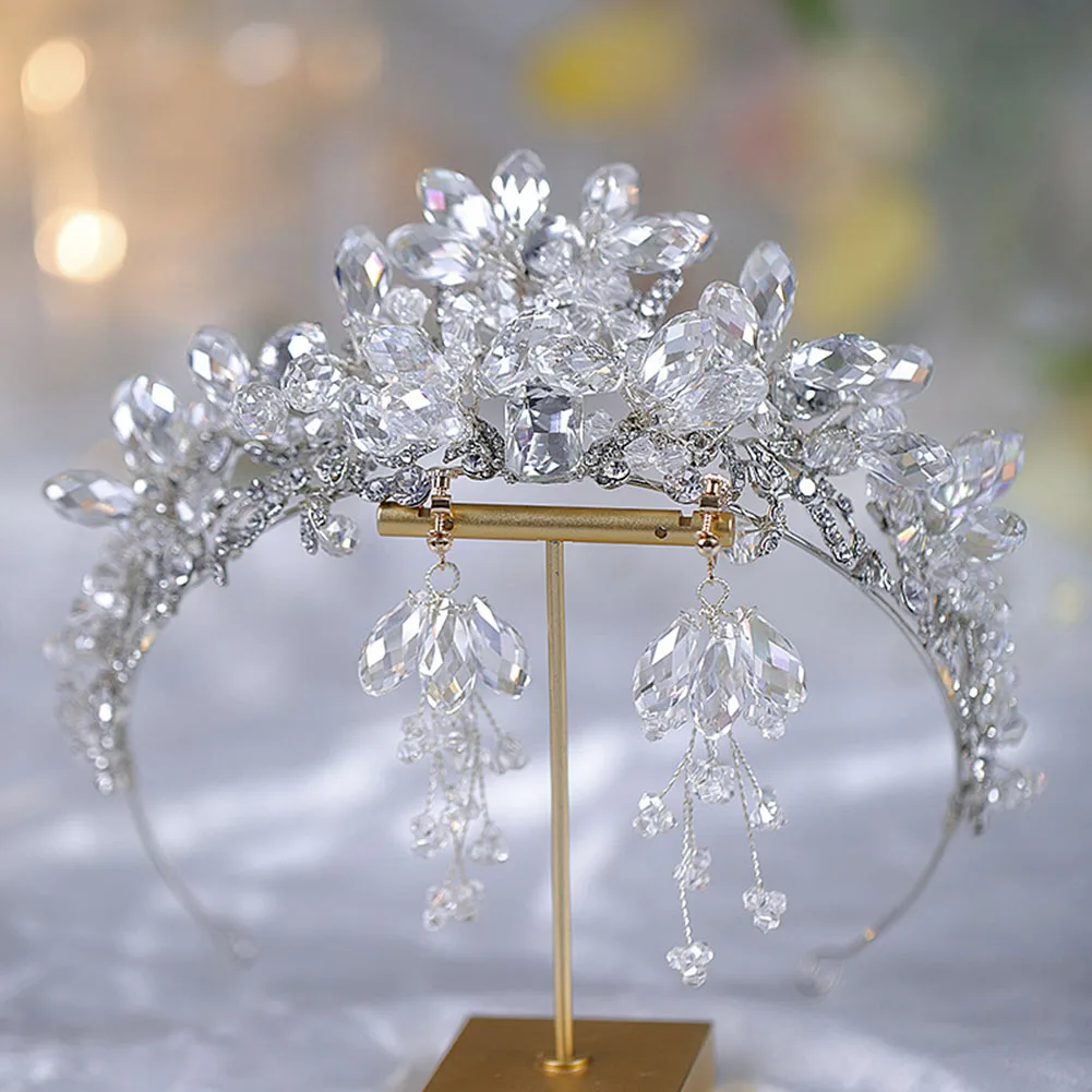 Silver Fashion Wedding Jewelry Classical Style Sesign Headpiece for Birthday Party and Pageant