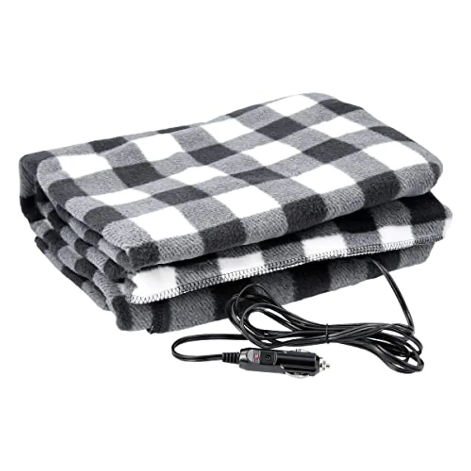 12V Car Heating Blanket, Portable Electric Warm Blanket for Car Cigarette Lighter, Vehicle Heated Blanket for Winter Travel
