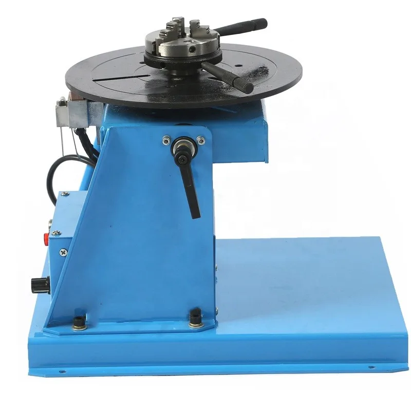 

High Quality Rotary Table Mini 2.5 3 Jaw Lathe Chucks 0.1-5 R/Min (220V 50-60Hz) 10kg Rotary Welders 200W Motor 400/500mm