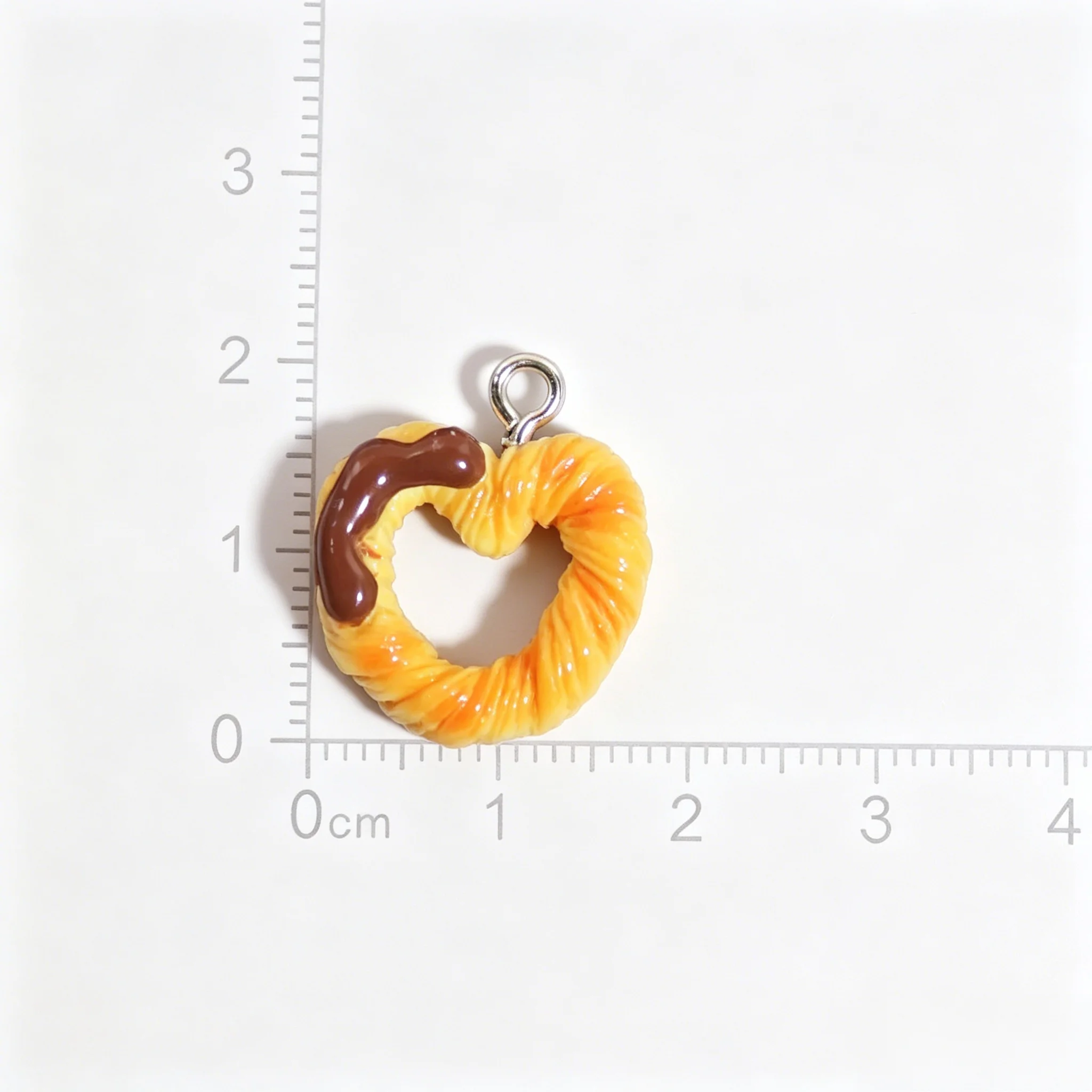 10Pcs Mini Heart & Mickey Donut Resin Pendants Kawaii Food Charms for Handmade Jewelry Accessories