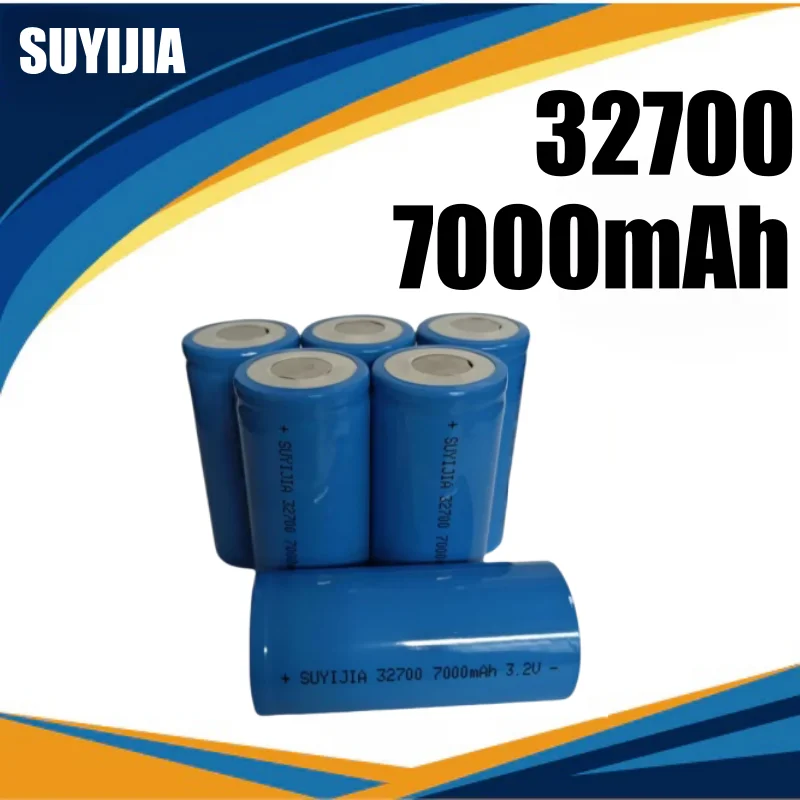 

New 32700 3.2V 7000mAh Lifepo4 Rechargeable Battery Professional Lithium Iron Phosphate Power Battery DIY Solar Electric Bicycle