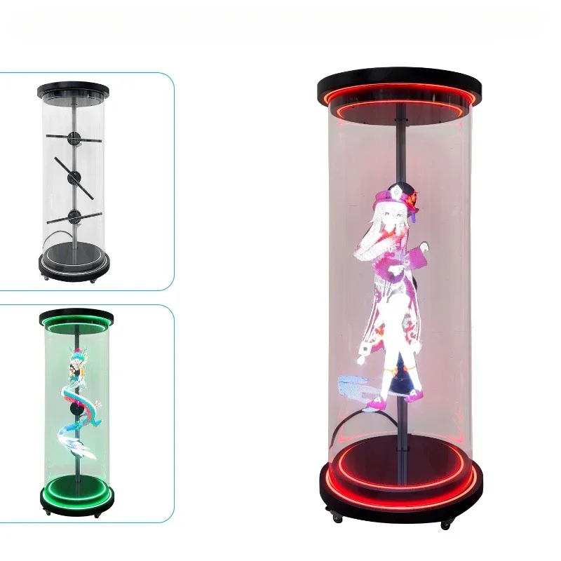 Mini 3D LED Fan Hologram Projector 3D Holographic Display for Education Advertising OEM Holographic Ventiladores Holograficos