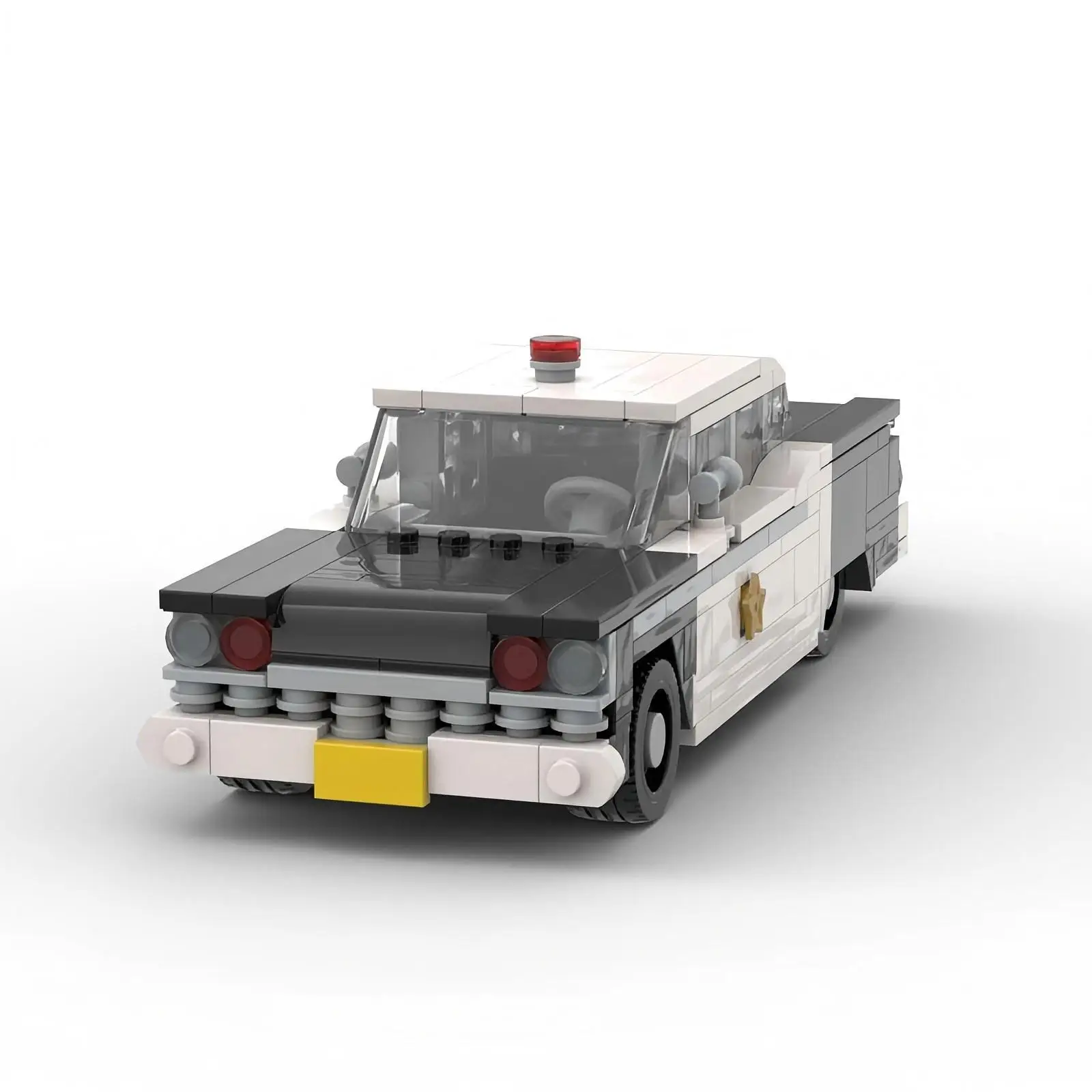 

Набор строительных блоков для сборки модели полицейской машины, развивающий конструктор для мальчиков, игрушка из мелких кирпичиков MOC, подарок на день рождения