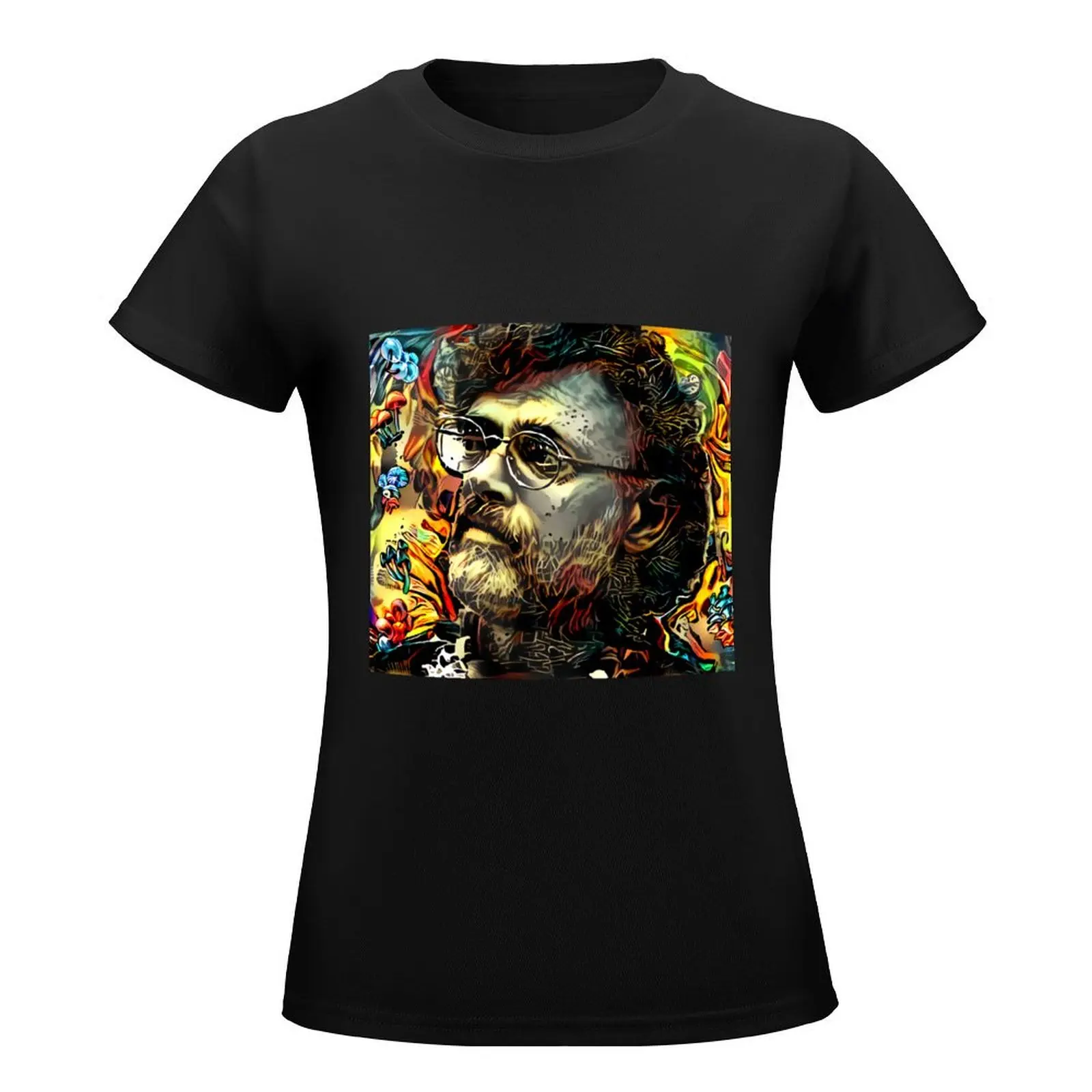 TERRENCE MCKENNA - PSYCHONAUT - HABI T-Shirt Female clothing cute clothes kawaii clothes Women tops