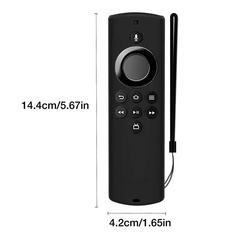 Remote Control Silicone Protective Case For Amazon Alexas Voice Remote Lite/Fire TV Stick Remote Controller Sleeve Case Cover