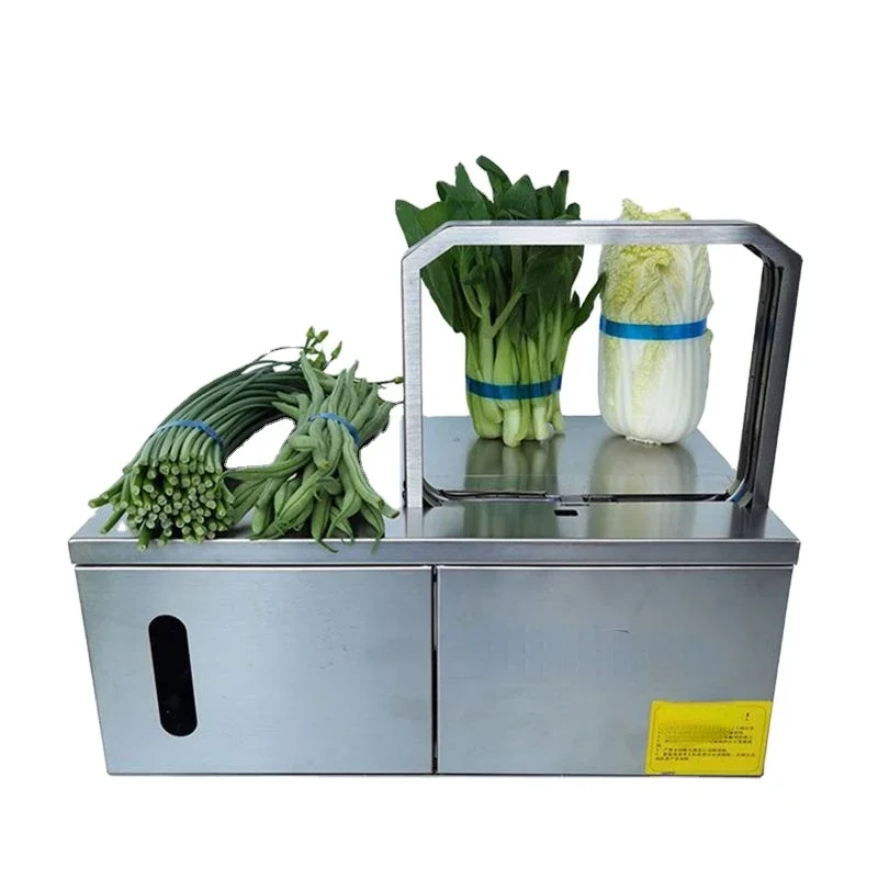 Desktop Portable Strapping Machine Lettuce Bundling Machine Chopsticks Baling Strapping Machine