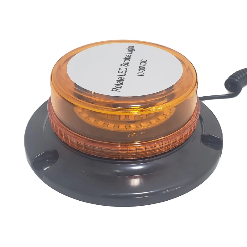 New Condition Ambulance LED Flashing Amber Rotating Car Strobe Warning Beacon Light in stock