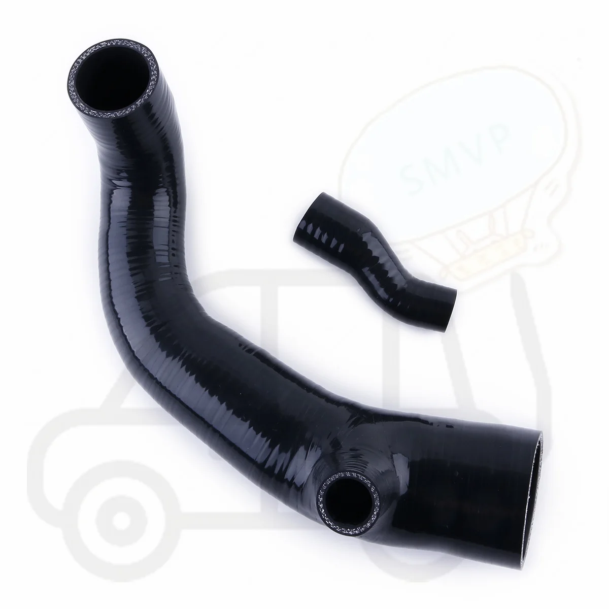 2PCS 4PLY For 2007-2012 MINI COOPER R55S R56S R57S MANICOTTO AUTOMOTIVE/CAR 2008 2009 2010 2011 Silicone Tube Pipe Hose Kit