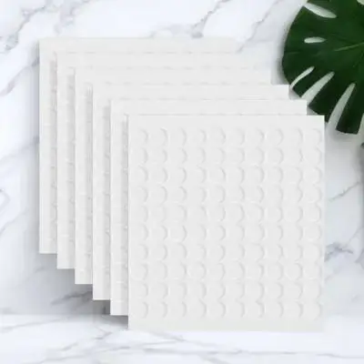

600pcs Double Tape Stickers 10x0 5mm Transparent Adhesive Dots for Wall Double Sided Tape Clear Hanging No Residue
