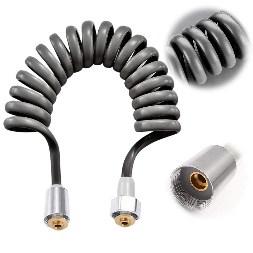 

2/3/5 м сантехнический шланг телефонная линия пружинный удлинитель ручной распылитель труба выдвижная трубка для ванной комнаты вода туалет биде опрыскиватель