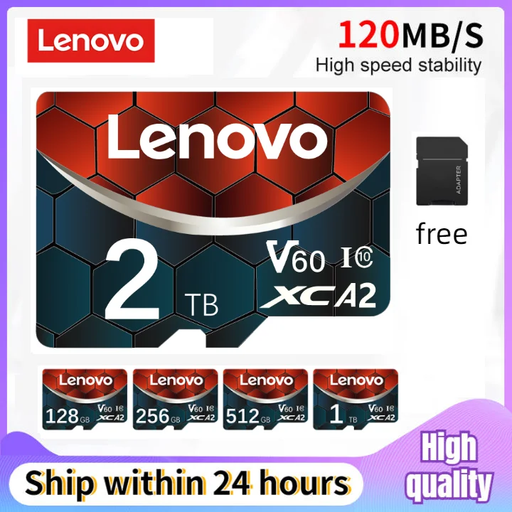 Lenovo High Speed 150 MB/s Micro TF SD-Karte Speicher karte spielen 512GB 1TB Micro A2 SD USH-I karte Flash-Karte für Switch-Drohne