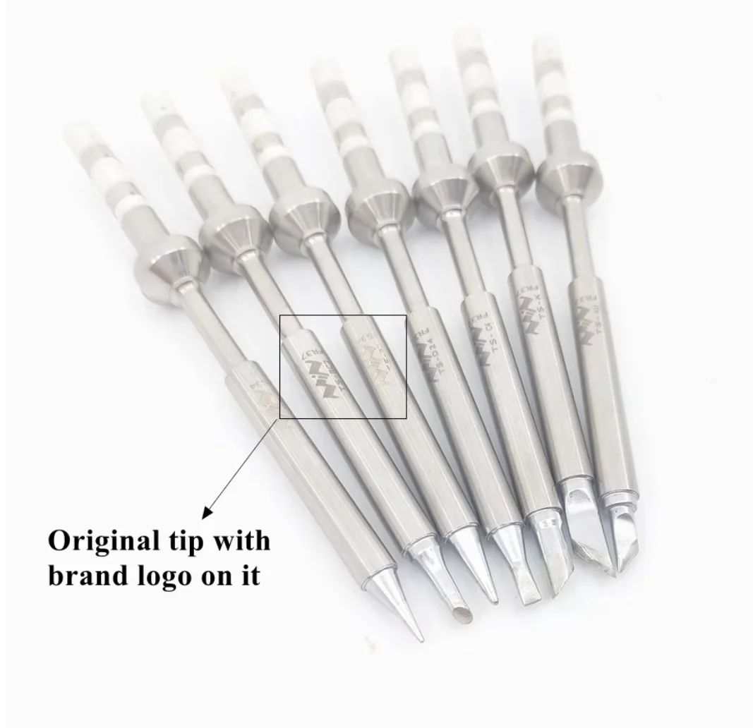 Miniware 100% Original Specific Replacement TS101 TS100 DIY Soldering Iron Tip 9 Types One Piece as Your Selection)