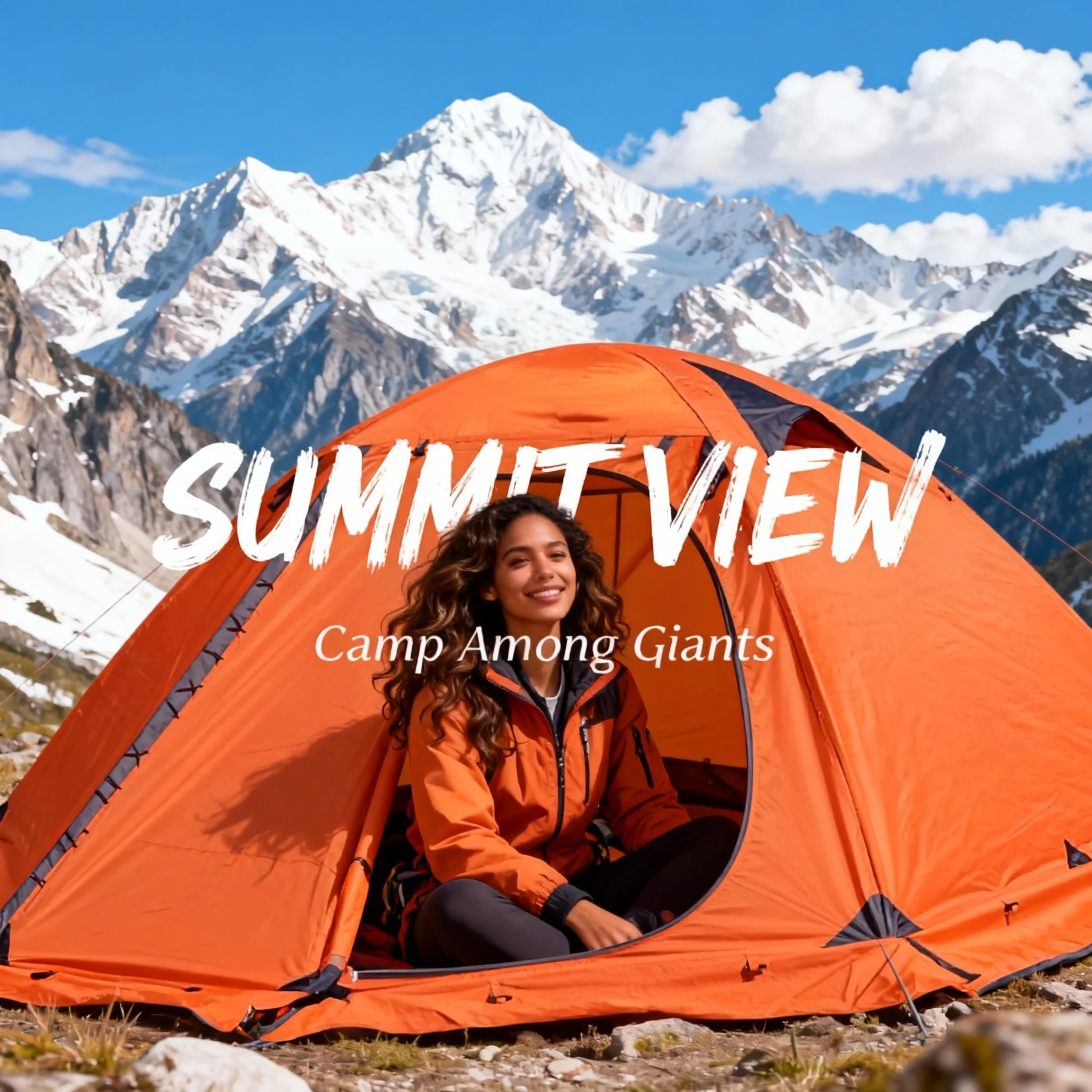 

Snow Mountain Professional Double Layer Hiking Camping Tent Rainproof Windproof with Snow Skirt Aluminum Pole Outdoor 2-3 Person