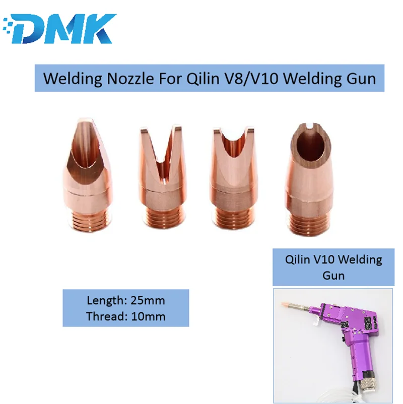 M10mm Ăn Đồng Laser Hàn Đầu Phun Laser Đầu Hàn Súng Vòi Phun Qilin V10 Qilin V8