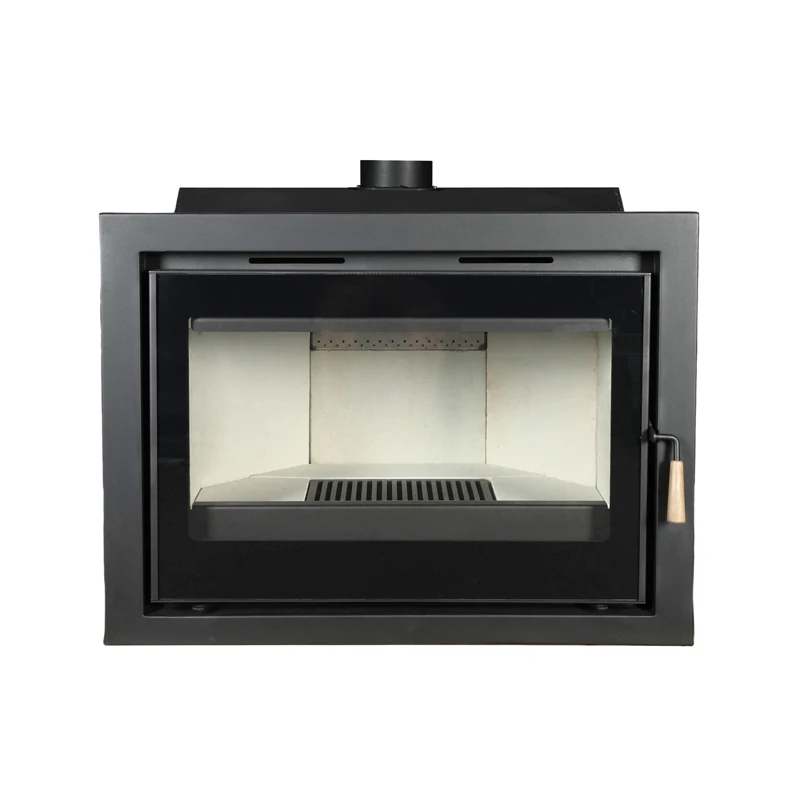 16kw Modern European Style Indoor Household Heating Wood Burning Fireplace Wood Stove for House