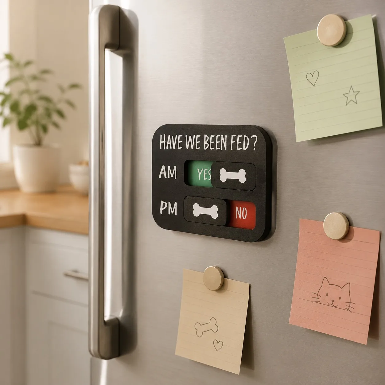 Pet feeding reminder boards, hanging hangers, Christmas, back-to-school, Halloween gifts for pet lovers and new pet owners