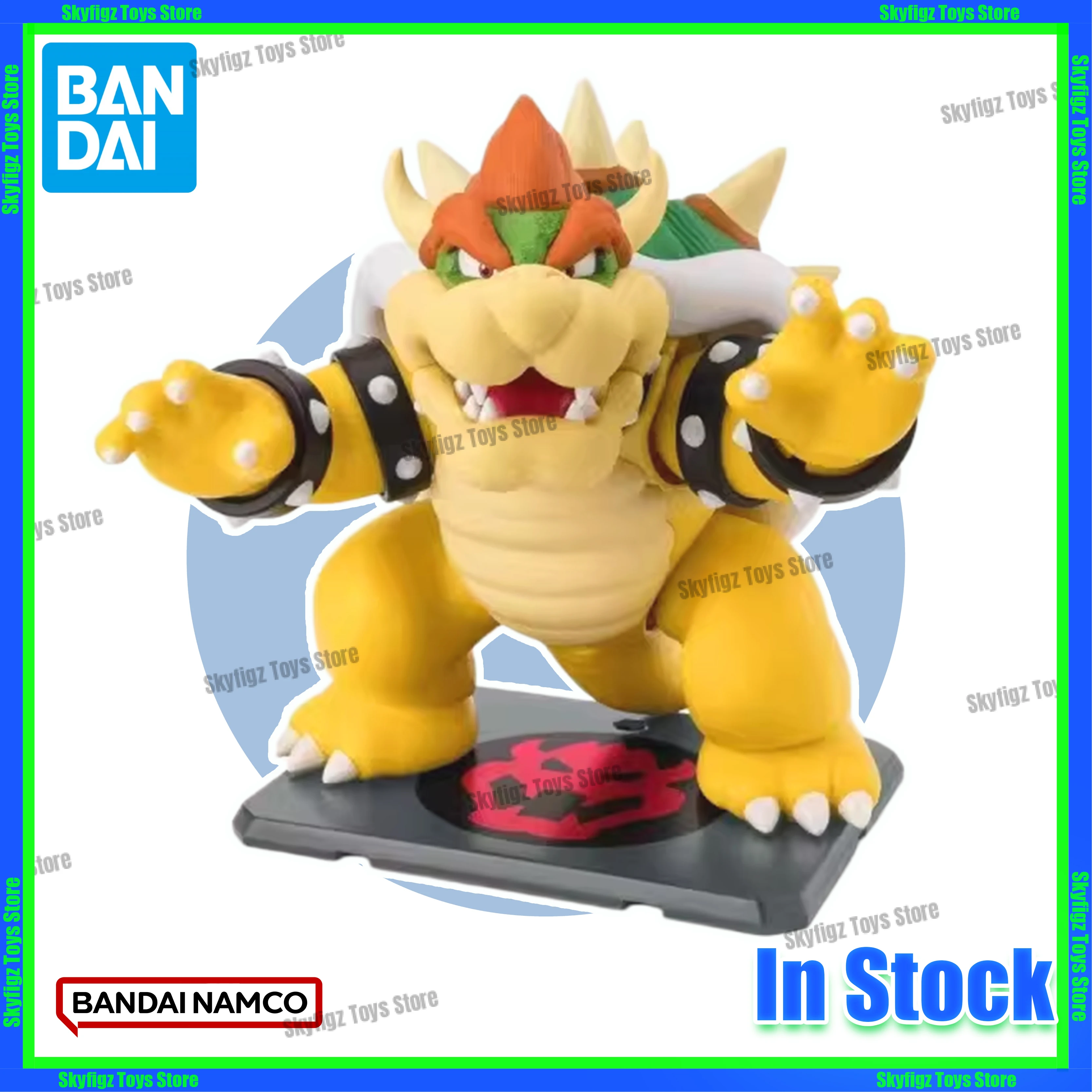 

In Stock Bandai SHF Super Mario Bowser Bowser Movable Figures Ready-made Movable Figures Collection Gifts