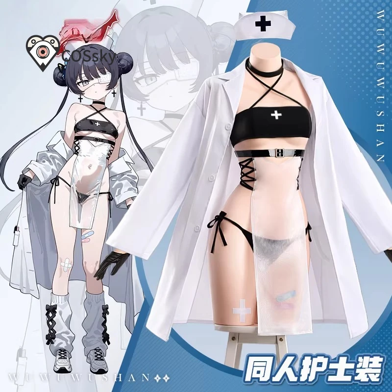 Game Blue Archive Ryūge Kisaki Cosplay Costume Uniform Halloween Party for Women Men Carnival Props New sexy dress uniform view 2