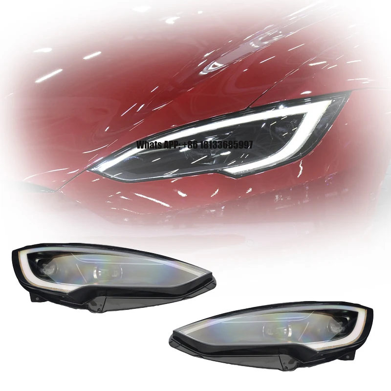 

For Upgraded 2024 for Tesla Model S LED Headlights for 2014-2022 Model S Car Front Matrix Headlights