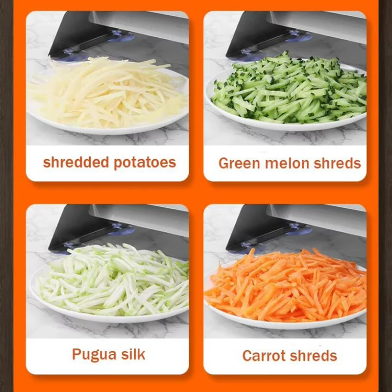 220 V/110 V 多機能自動切断機商業電気ジャガイモニンジンジンジャースライサー細断野菜カッター