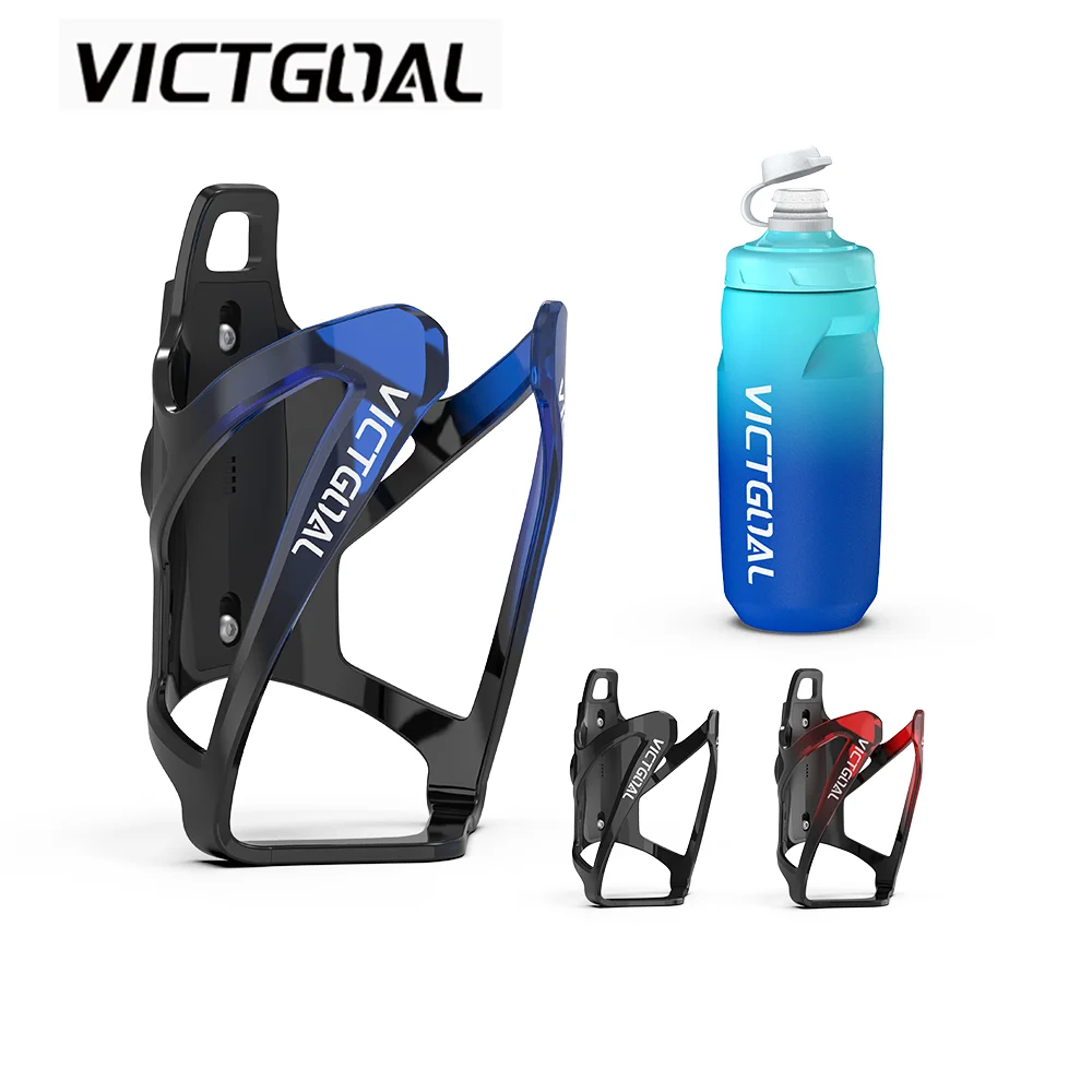 

VICTGOAL велосипедная клетка для бутылки с водой с комплектом бутылок, портативный держатель для бутылки AirTag, 620 мл, герметичный кронштейн для велосипедной бутылки