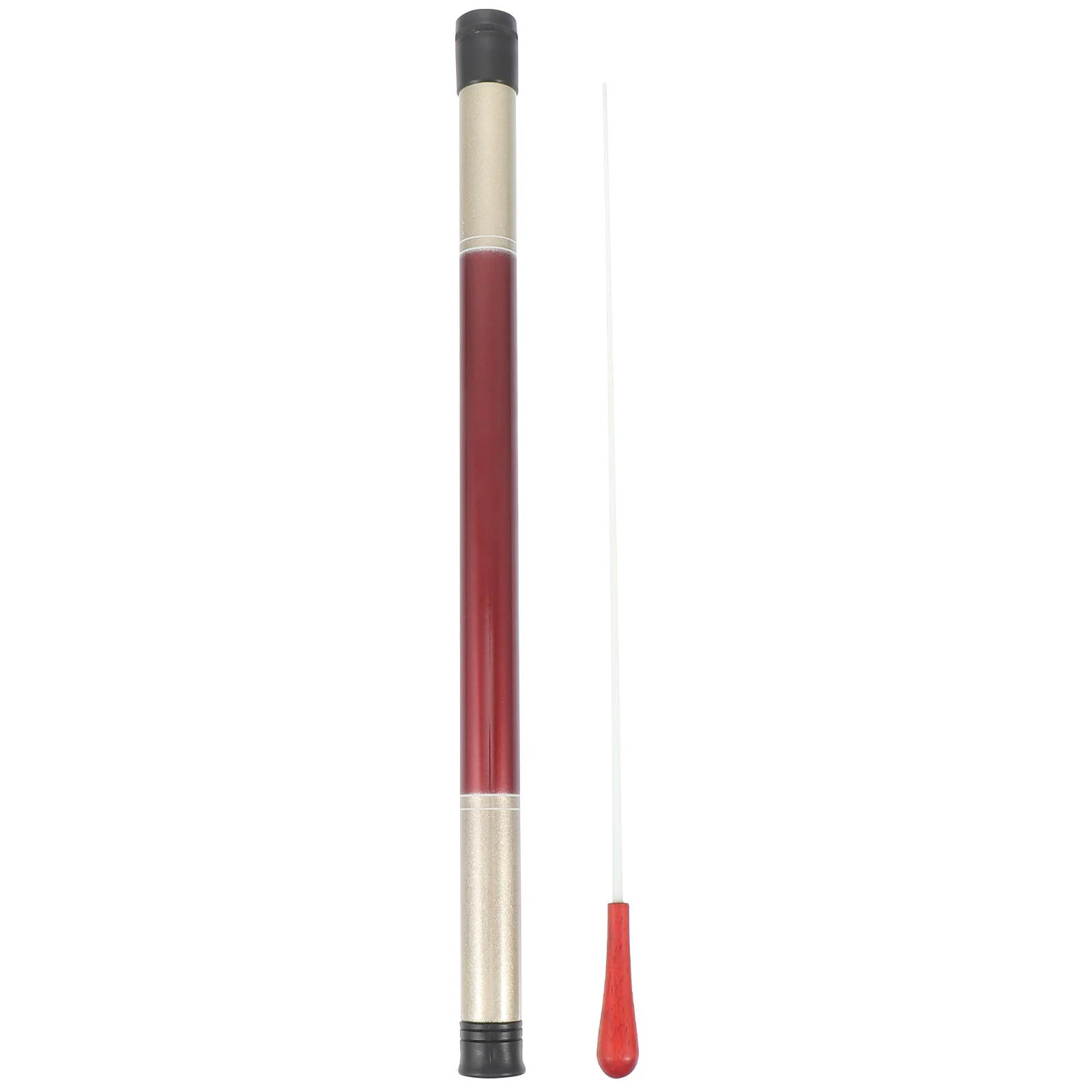 

2pcs Red S Durable Long H Comfortable Conducting Music Accessories Concert Stylish EcoFriendly Wooden