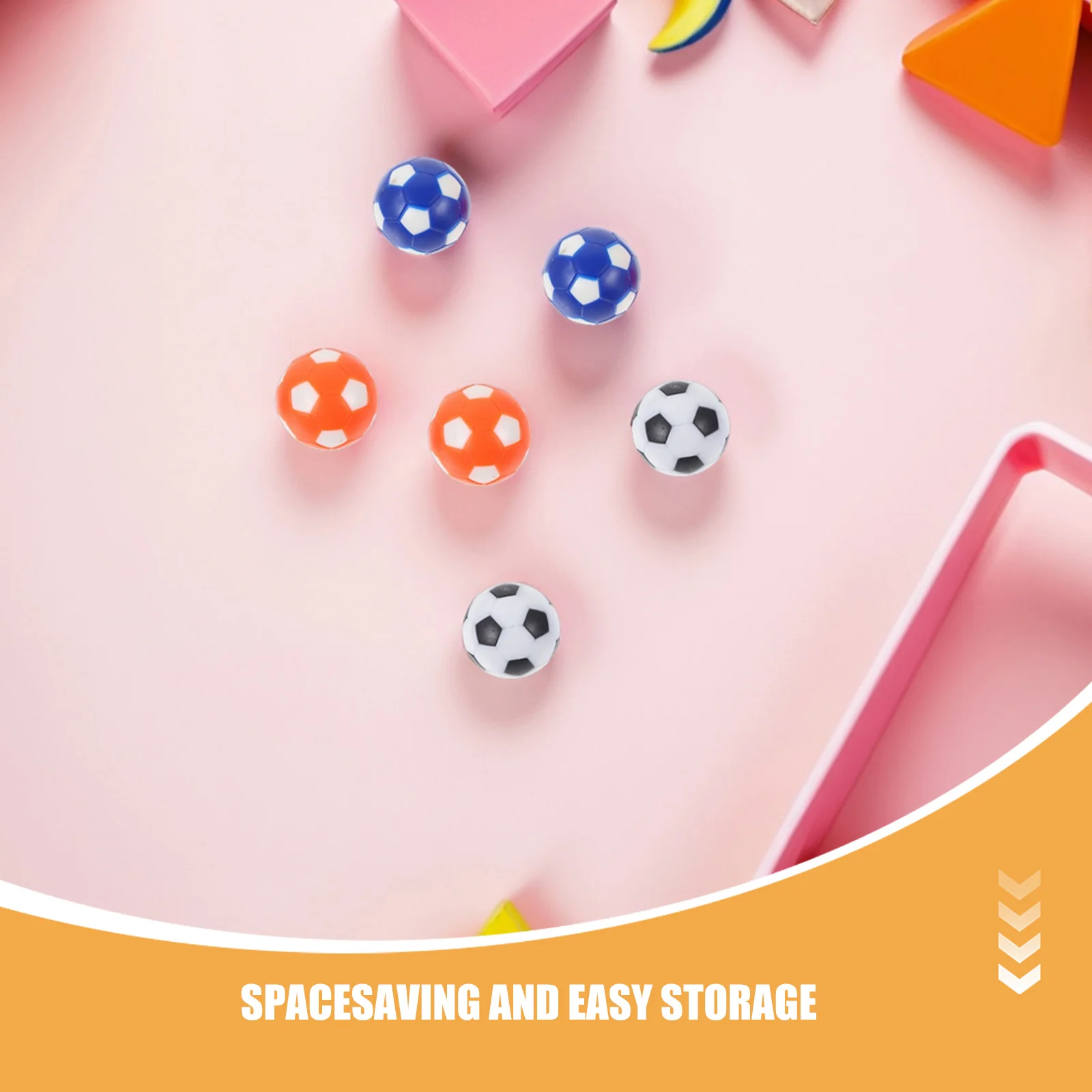 18 Pcs 's Table Football Desktop Foosball Soccer Balls Replacement Replacements