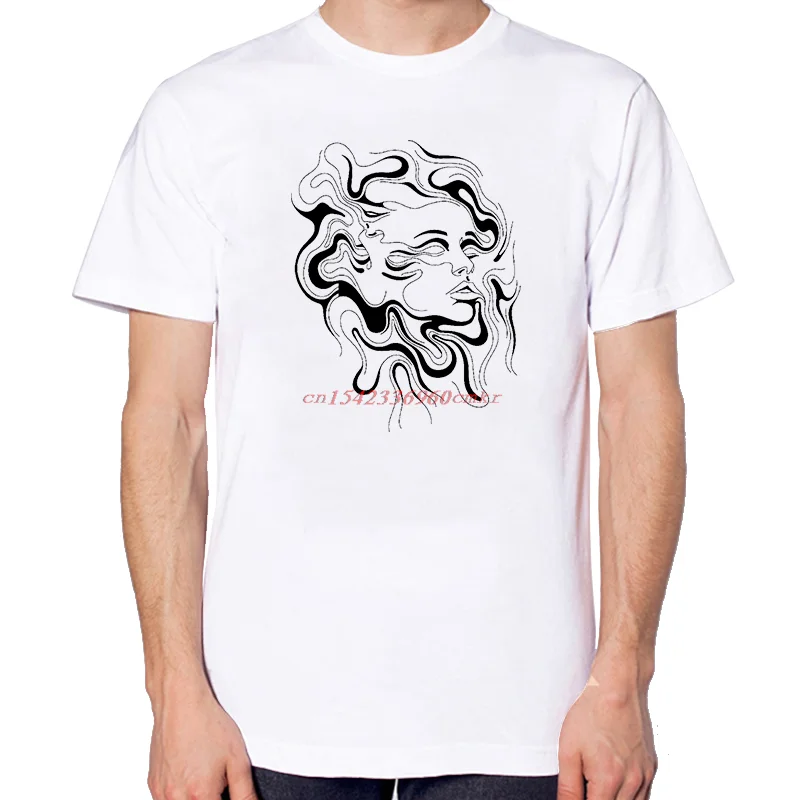 

Краска для лица, повседневные модные футболки с круглым вырезом и графикой, футболки, топы, хлопковые футболки с короткими рукавами, дышащая футболка унисекс с принтом